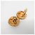 Orecchini a clip vintage Chanel COCO Mark D'oro - vista 4