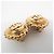 Orecchini a clip vintage Chanel COCO Mark D'oro - vista 5