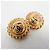 Orecchini a clip vintage Chanel COCO Mark D'oro - vista 6
