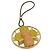Portachiavi Louis Vuitton Monogram Yellow Giallo Monogramma - vista 4