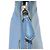 Prada Re-Edition Tessuto Micro Mini Schultertasche mit Kette Blau - Ansicht 9
