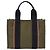 Bolso Tote Bally de lona caqui - vista 2