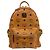 MCM Stark Mini Visetos Rucksack Braun