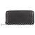 Cartera larga Christian Louboutin Spike Stud Panettone Negro Roja