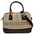 Borsa a tracolla Burberry Mini Boston Nova Check Shadow Horse Marrone Beige