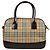 Borsa a tracolla Burberry Mini Boston Nova Check Shadow Horse Marrone Beige - vista 3