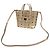 MCM Schultertasche aus goldfarbenem Leder Golden - Ansicht 11