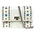 Borsa a tracolla Jimmy Choo Star Studded Bianco