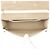 Borsa a tracolla Jimmy Choo Star Studded Bianco - vista 8