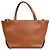 Chloé Chloe Sense Small East-West Tote Shoulder Bag Marrone - vista 3