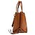 Chloé Chloe Sense Small East-West Tote Shoulder Bag Marrone - vista 5