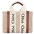 Borsa a tracolla Chloé Mini Tote Woody Marrone Bianco - vista 3