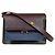 Borsa Trunk Marni a Spalla in Vitello Marrone Verde Blu navy