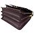 Borsa Trunk Marni a Spalla in Vitello Marrone Verde Blu navy - vista 7