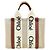 Borsa a spalla Chloé Woody Small Tote Marrone Beige - vista 3