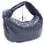 Borsa a tracolla in pelle blu navy da donna Bottega Veneta - vista 2