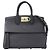 Borsa in pelle grigia Salvatore Ferragamo Marrone