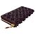 Cartera larga de piel morada Christian Louboutin Púrpura - vista 3