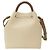 Bolsa de couro Chloé Marcie Marrom Cru - vista 2