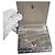 Cartera bi-fold para mujer Burberry en Silver Plata - vista 6