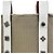 Borsa Tote con borchie Christian Louboutin Frangibus Bianco Rosso Beige - vista 10