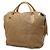 Borsa a tracolla Burberry in vitello beige - vista 2