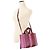 Bolsa de Ombro Chloé Woody Small em Feltro e Couro Vermelho - vista 13