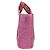 Bolsa de Ombro Chloé Woody Small em Feltro e Couro Vermelho - vista 3