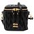 Miu Miu Matelassé Mini Schultertasche Schwarz