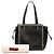 Borsa Valentino Rockstud in pelle nera Nero - vista 7