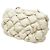 Borsa a tracolla mini Valentino Rockstud Spike Bianco Crudo - vista 2