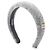 Cerchietto Gray Alice Band di Miu Miu Marrone