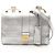 Miu Miu Madras Schultertasche Silber Golden