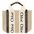 Borsa Tote Mini Chloé Woody Nero Beige
