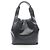 Borsa Hobo Tote Miu Miu in pelle nera Nero