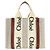 Bolso de mano Chloé de lona beige y marrón Castaño - vista 2