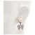 Miu Miu Miu Ribbon Stecker-Ohrringe Silber - Ansicht 4