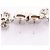 Miu Miu Miu Ribbon Stecker-Ohrringe Silber - Ansicht 5