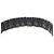 Bracciale in pelle e charm placcato oro Miu Miu Nero D'oro - vista 5