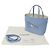 Salvatore Ferragamo Handtasche aus hellblauem Leder - Ansicht 7
