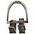 Ralph Lauren RL67 Stirrup Ledergürtel mit Doppelstift-Schnalle Silber - Ansicht 7