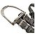 Ralph Lauren RL67 Stirrup Ledergürtel mit Doppelstift-Schnalle Silber - Ansicht 8