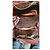 Etro Borsa Boston in pelle con stampa Paisley Marrone Arancione Porpora - vista 17