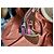 Etro Borsa Boston in pelle con stampa Paisley Marrone Arancione Porpora - vista 3