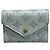 Cartera Louis Vuitton Monogram Trifold Azul
