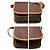 Céline Celine Macadam Schultertasche Braun - Ansicht 6