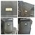 Borsa a tracolla Gucci GG Emboss Nero - vista 5
