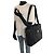 Sac Tote Prada Tessuto avec logo triangle Noir - vue 7