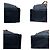 Borsa tote Hermès Fluteu blu in tessuto - vista 7