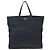 Tote Sacola Prada Triangle Logo Preto